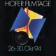 28. Internationale Hofer Filmtage 1994