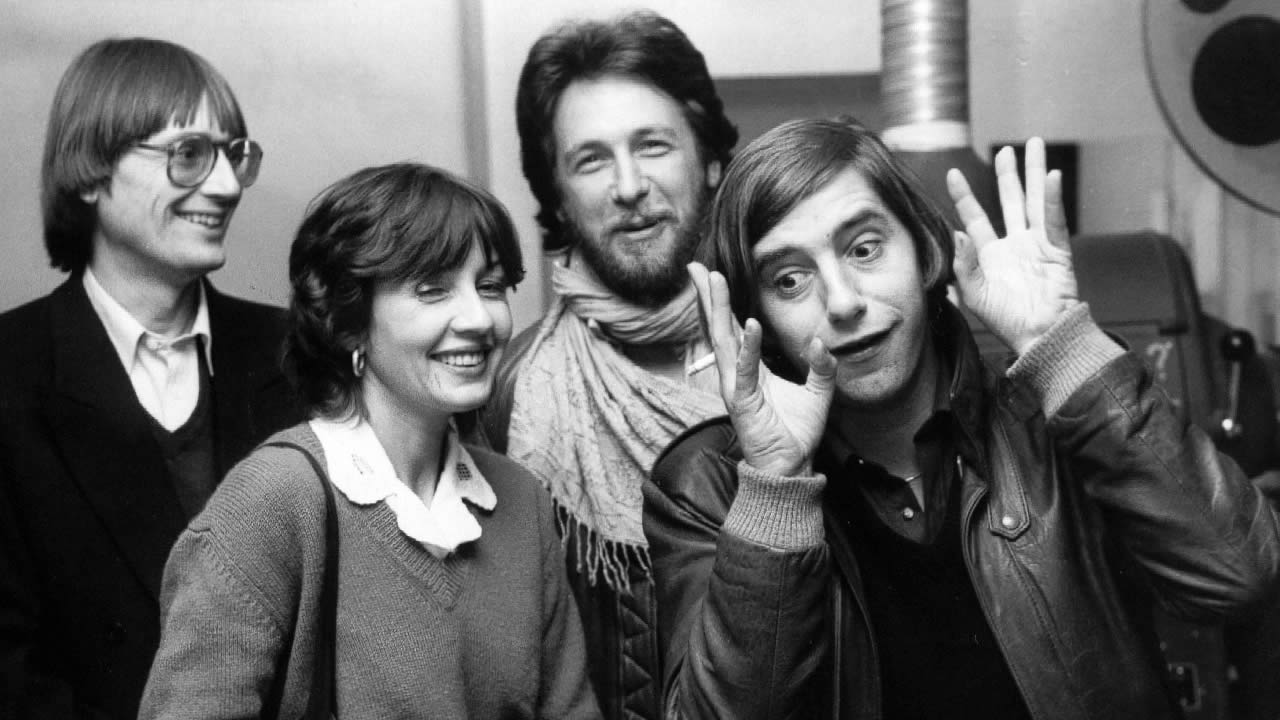 1981 - Gäste aus Frankreich: Juliet Berto und Jean-Henri Roger mit NEIGE - SCHNEE, hier mit Heinz Badewitz und Christian Koch