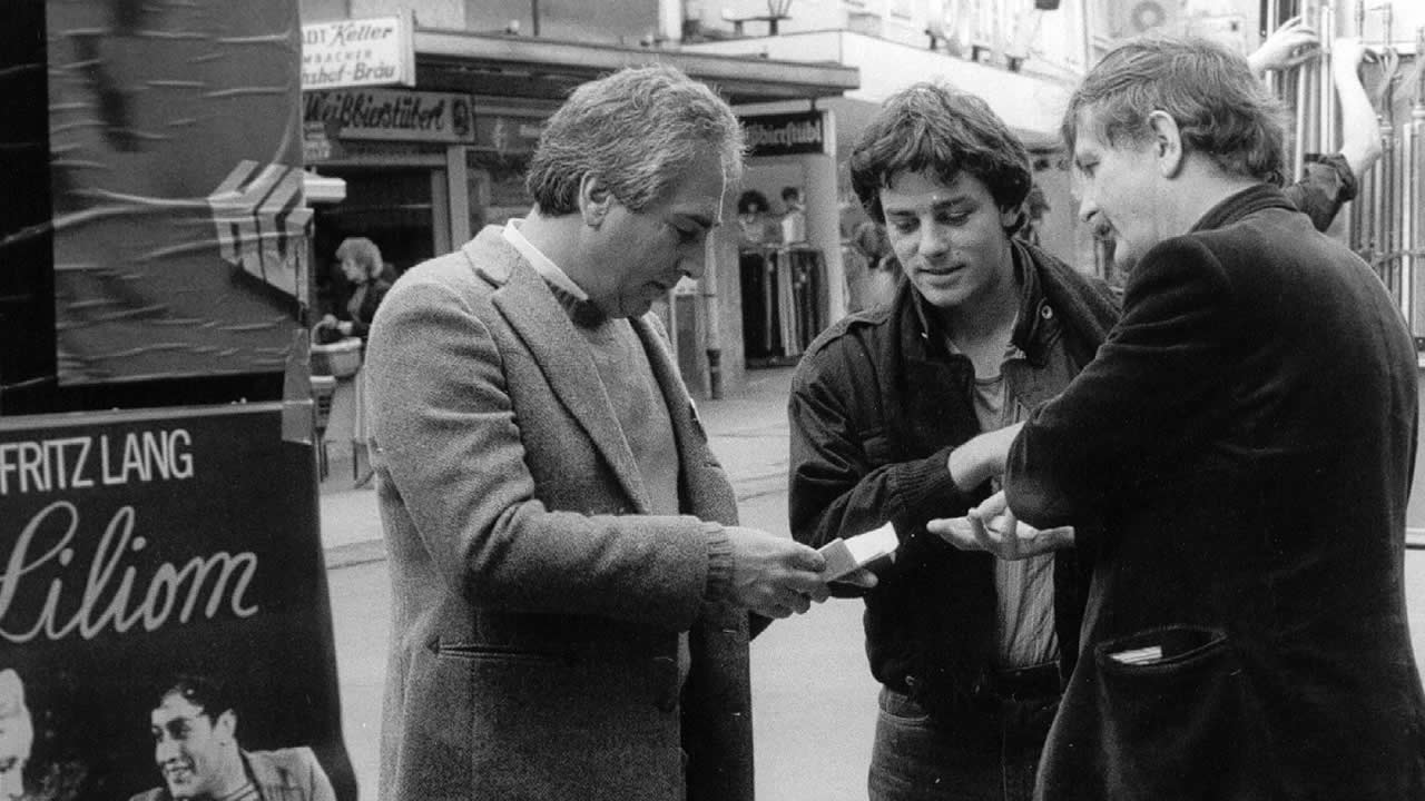 1984 - Internationale Begegnung bei den Filmtagen: Jerry R. Barrish, Vincent Ward und Paul Cox